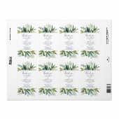 Zomer Groene Zakelijke Verzendlabels Etiket (Full Sheet)