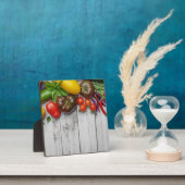 Zomer Groente Oogst Rand Fotoplaat (Insitu)