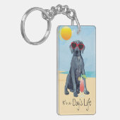 Zomer Grote Deen Sleutelhanger (Voorkant Links)