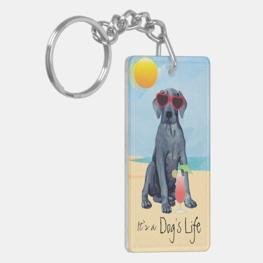 Zomer Grote Deen Sleutelhanger (Voorkant Links)