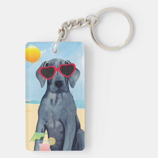 Zomer Grote Deen Sleutelhanger (achterkant)