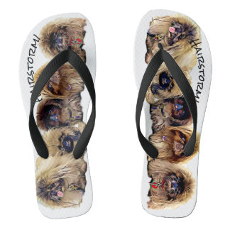 Zomer Haarstorm! Volwassen Teenslippers, brede ban Teenslippers