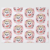 Zomer Halloween Cute Geest Tissuepapier (Voorkant)