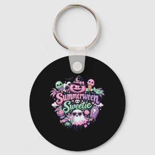 Zomer Halloween Liefje Schattig Halloween Pastel Sleutelhanger