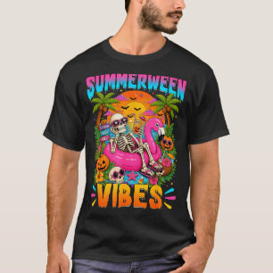 Zomer Halloween Sfeer Zomer Skelet Halloween T-shirt