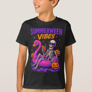 Zomer Halloween Skeleton Kostuum T-shirt