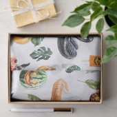 Zomer Halloween Tropisch Gothisch Tissuepapier (Geschenk)