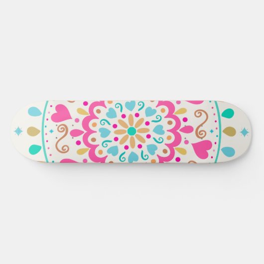Zomer Hart Mandala Persoonlijk Skateboard (Horizontaal)