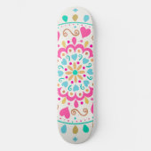Zomer Hart Mandala Persoonlijk Skateboard (Voorkant)