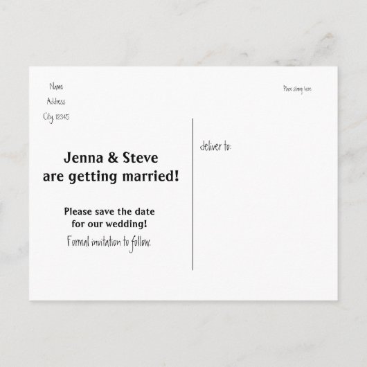 Zomer Hawaiiaanse Tiki-feest evenement postkaart Aankondigingskaart (Achterkant)