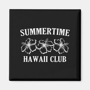 Zomer Hawaiiclub Hawaiaans Eiland Strand Surfen Magneet