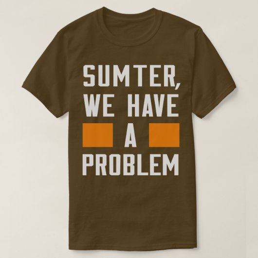 ZOMER HEBBEN WE EEN PROBLEEM T-SHIRT (Design voorkant)