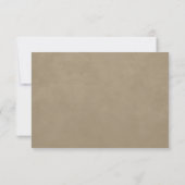 Zomer Heks Teal RSVP Kaart (Achterkant)