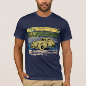 Zomer Heren Vintage T-shirt (Voorkant)