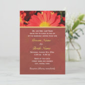 Zomer, herfst-dagbloementjes kaart (Staand voorkant)