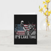 Zomer Het is Lake Time Bierbeeld van Vrijheid 4e O Kaart (Gele Bloem)