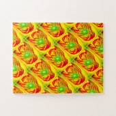 ZOMER HETE MAMA PIPER KUNST ONTWERP LEGPUZZEL (Horizontaal)