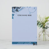 zomer hi-fi briefpapier (Staand voorkant)