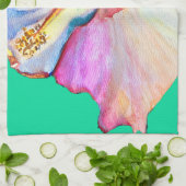 Zomer hibiscus bloemen theedoek (Gevouwen)