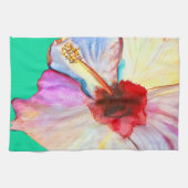 Zomer hibiscus bloemen theedoek (Horizontaal)