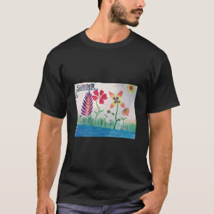 ZOMER HIER EN BLOEMEN BLOEMEN BLOEMEN T-shirt