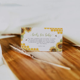 Zomer Honeycomb Zonnebloemen Boeken voor Baby Informatiekaartje