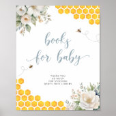 Zomer Honing Bij Baby Shower Boeken Voor Baby Poster (Voorkant)