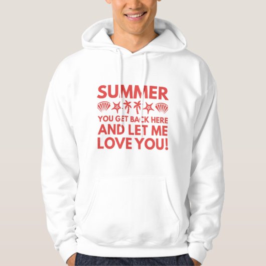 zomer hoodie (Voorkant)
