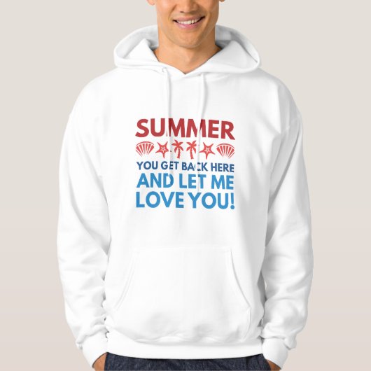 zomer hoodie (Voorkant)