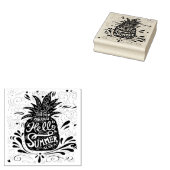 Zomer Hout Kunst Rubber Stempel (Gestempeld)