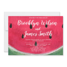 Zomer Huwelijksuitnodigingen Met Watermeloen
