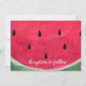 Zomer Huwelijksuitnodigingen Met Watermeloen Kaart (Achterkant)