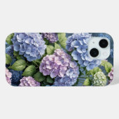 Zomer Hydrangea tuin Case-Mate iPhone Case (Achterkant (horizontaal))