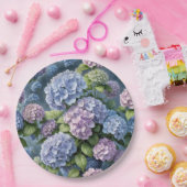 Zomer Hydrangea tuin Papieren Bordje (Feest)