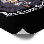 Zomer IceCream Skeleton Classic Trending Poster (Hoek)