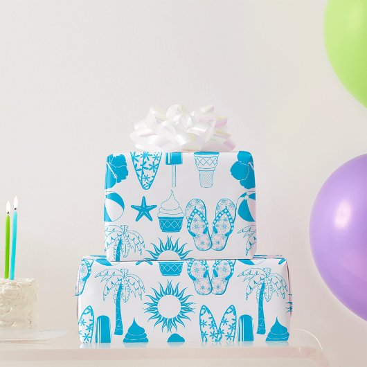 Zomer Iconen Cadeaupapier