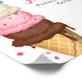 Zomer Ijs Favorieten Bruidsmeisjesfeest Poster (Hoek)