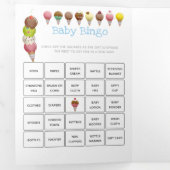 Zomer ijs leuke foto party spelletjes drieluik uitnodiging (Binnenzijde eerst)