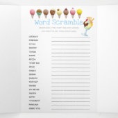 Zomer ijs leuke foto party spelletjes drieluik uitnodiging (Binnenkant midden)