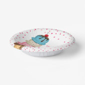 Zomer Ijs Moderne Bruidsborrel Papieren Kommen (Gebogen)