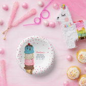 Zomer Ijs Moderne Bruidsborrel Papieren Kommen (Feest)