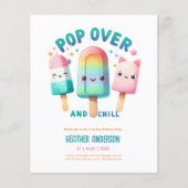 Zomer Ijs Pop ijsje Ijs Verjaardag Kinderen (Voorkant)