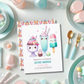 Zomer Ijs Pop ijsje Ijs Verjaardag Kinderen