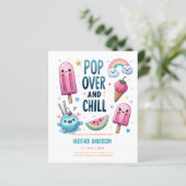 Zomer Ijs Pop ijsje Ijs Verjaardag Kinderen (Staand voorkant)