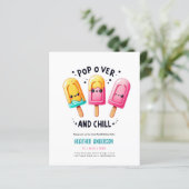 Zomer Ijs Pop ijsje Ijs Verjaardag Kinderen (Staand voorkant)