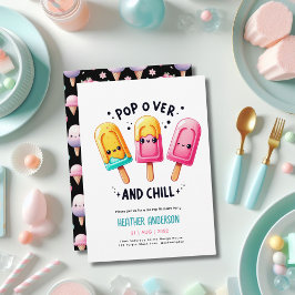 Zomer Ijs Pop ijsje Ijs Verjaardag Kinderen Kaart