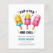 Zomer Ijs Pop Popsicle Ijsje Verjaardag Kinderen (Voorkant)