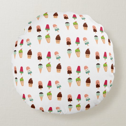 zomer ijs rond kussen (Voorkant)