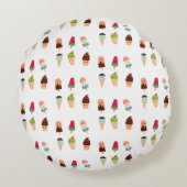 zomer ijs rond kussen (Achterkant)