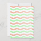 Zomer ijsijsijsje verjaardagsuitnodiging kaart (Achterkant)